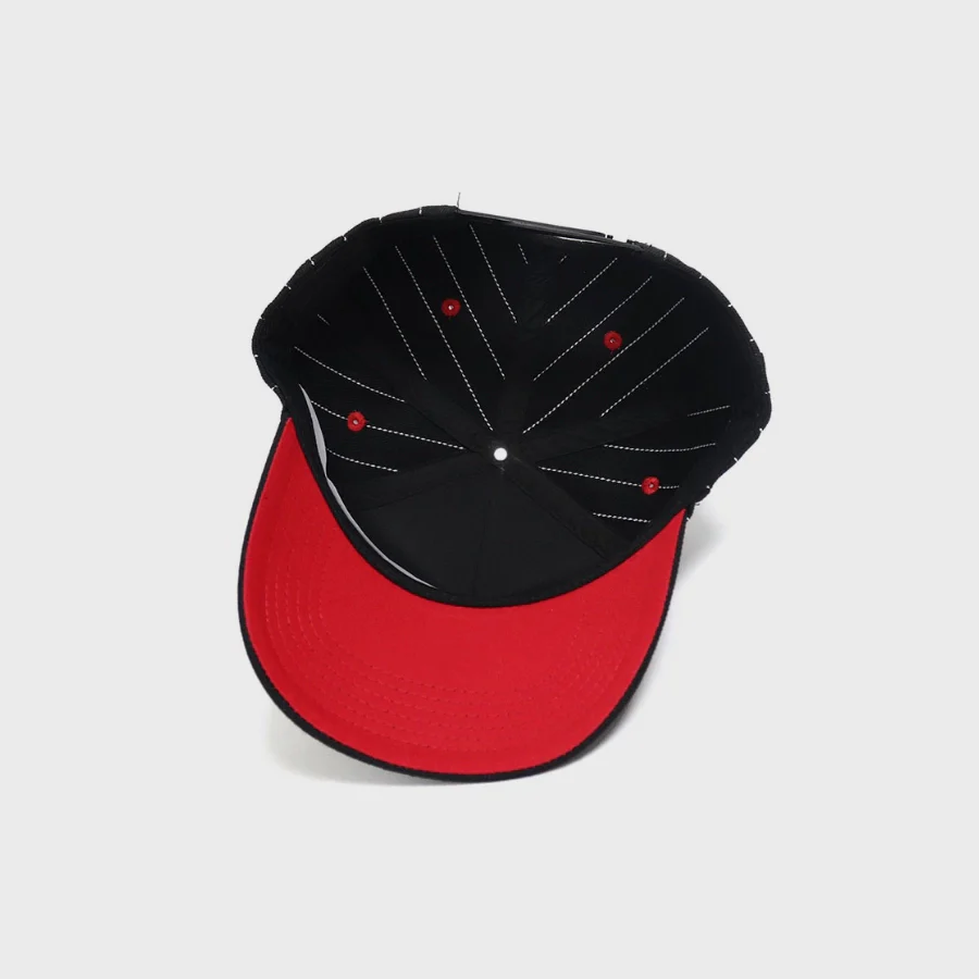 Pinstripe Black PR Snapback - Image 3