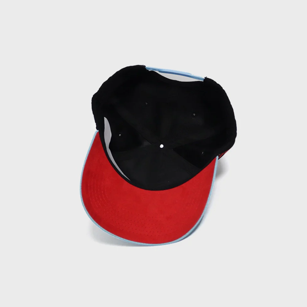 PUR Black Basket Snapback (Suede Fabric) - Image 3